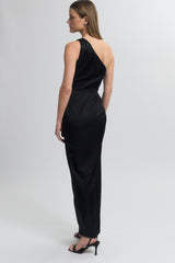 One-Shoulder Draped Dress