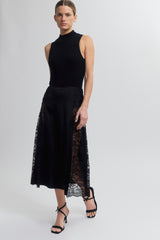Sheer Flare Skirt