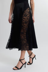 Sheer Flare Skirt