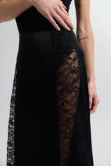 Sheer Flare Skirt