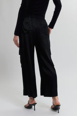 Elastic Straight Leg Pant
