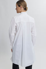 High Low Blouse with Pearls