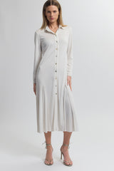 Godet Shirt Dress