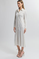 Godet Shirt Dress