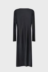 Twist Front Dress with Cutouts
