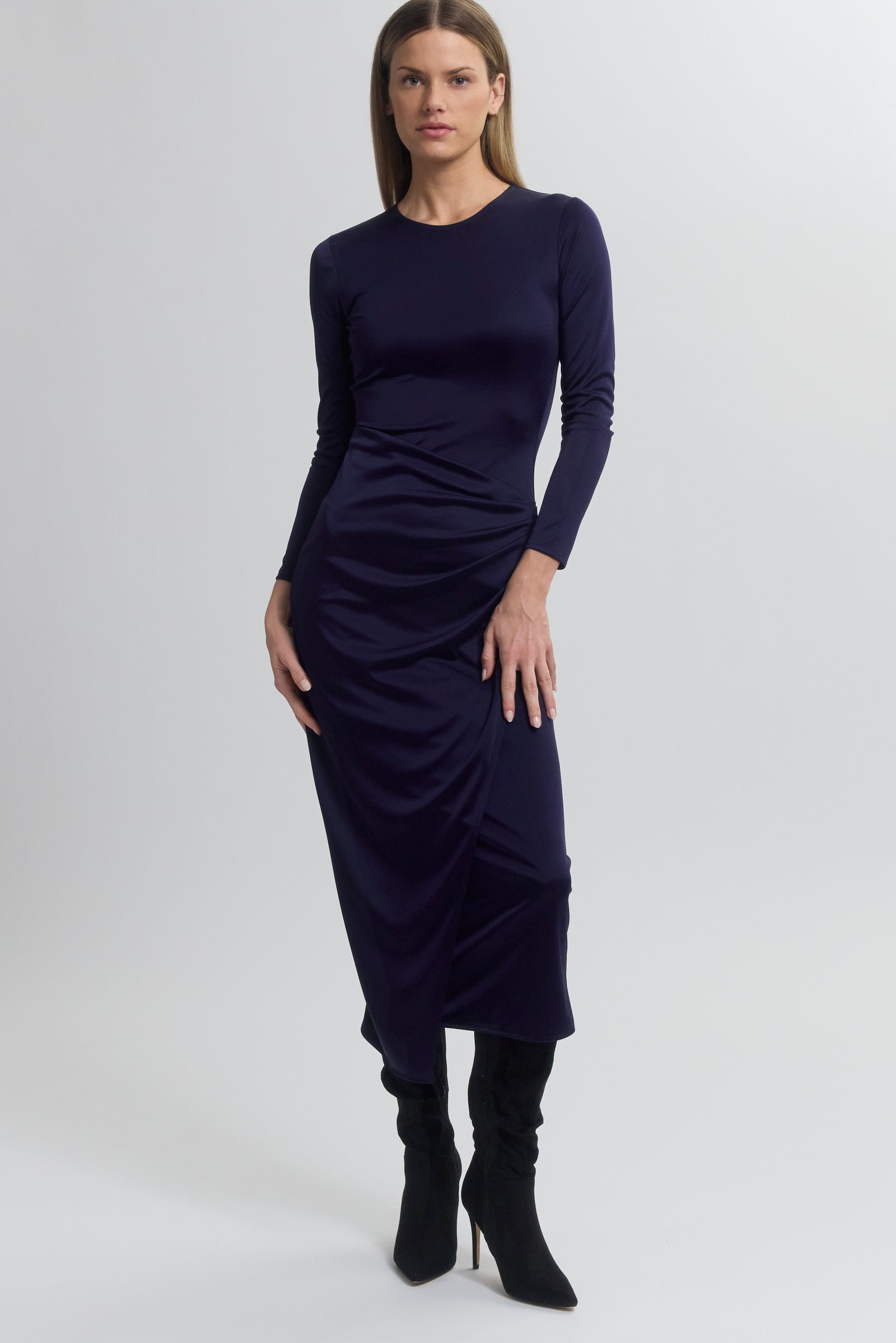 Draped Pencil Dress | Chic Womenswear in NYC - ARIAS