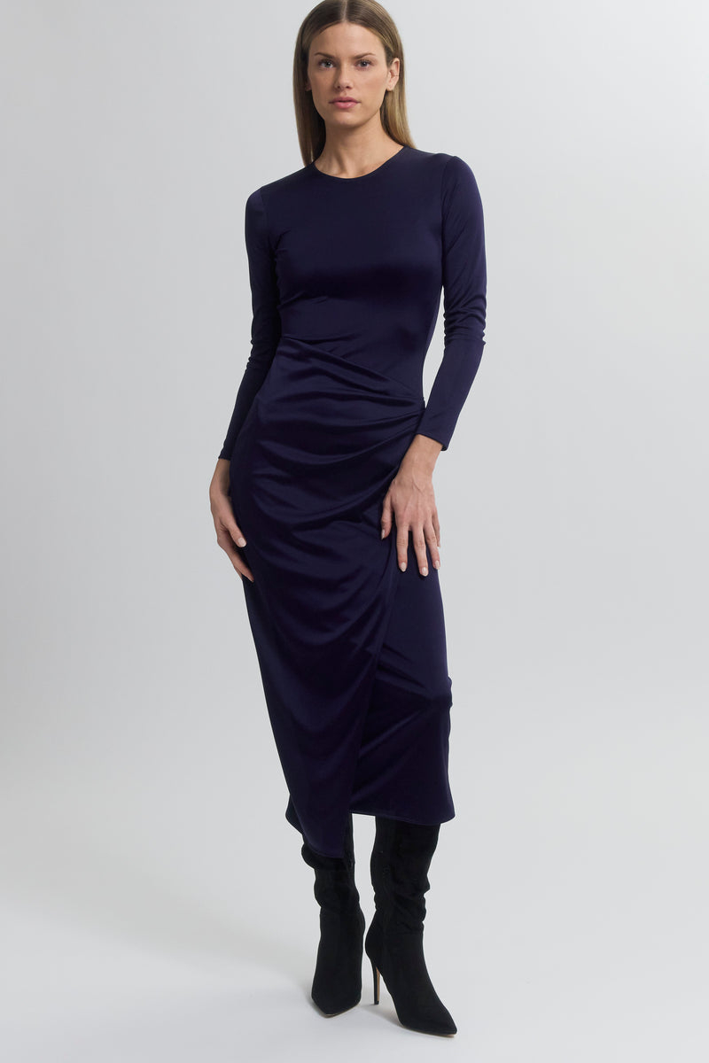 Draped Pencil Dress | Chic Womenswear in NYC