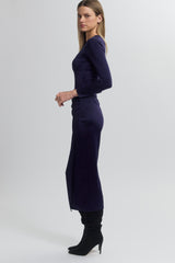 Draped Pencil Dress