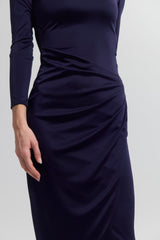Draped Pencil Dress