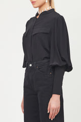 Signature Blouse with Elongated Cuffs