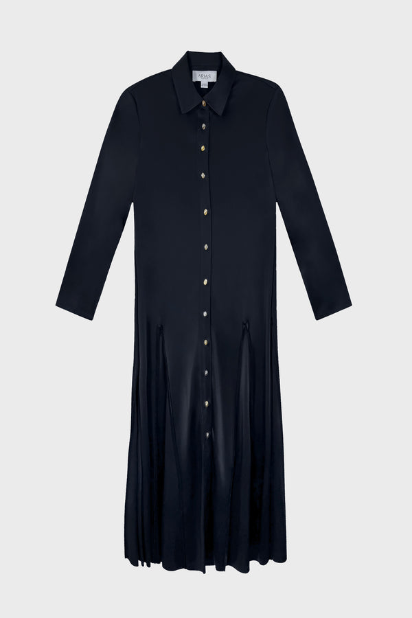 Godet Shirt Dress