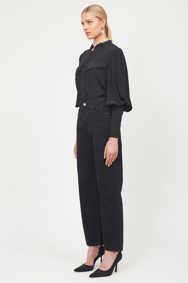 Signature Blouse with Elongated Cuffs