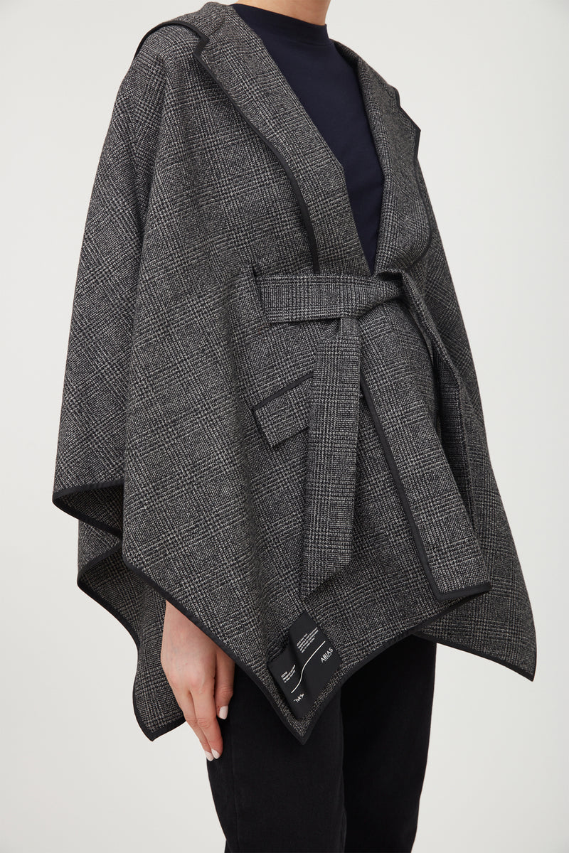 Belted Hooded Cape