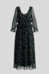KO Maxi Dress with Sleeves