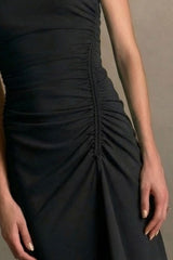 Ruched Front Midi Dress