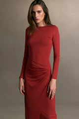 Pencil Dress with Open Back